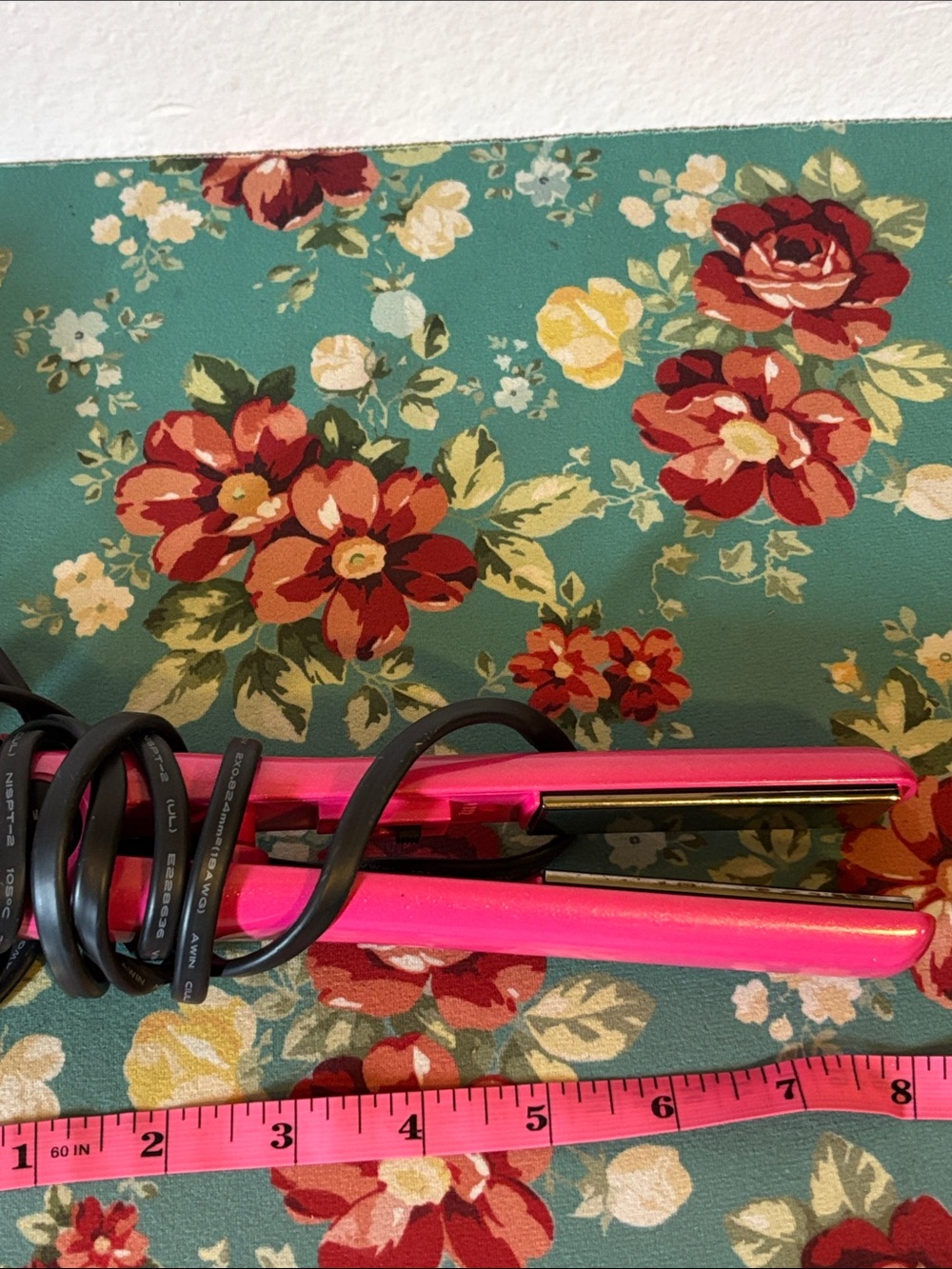 CHI Smart Pink Mini Flat Iron - Travel Hair Straightener, 3” Plates - Picture 3 of 5